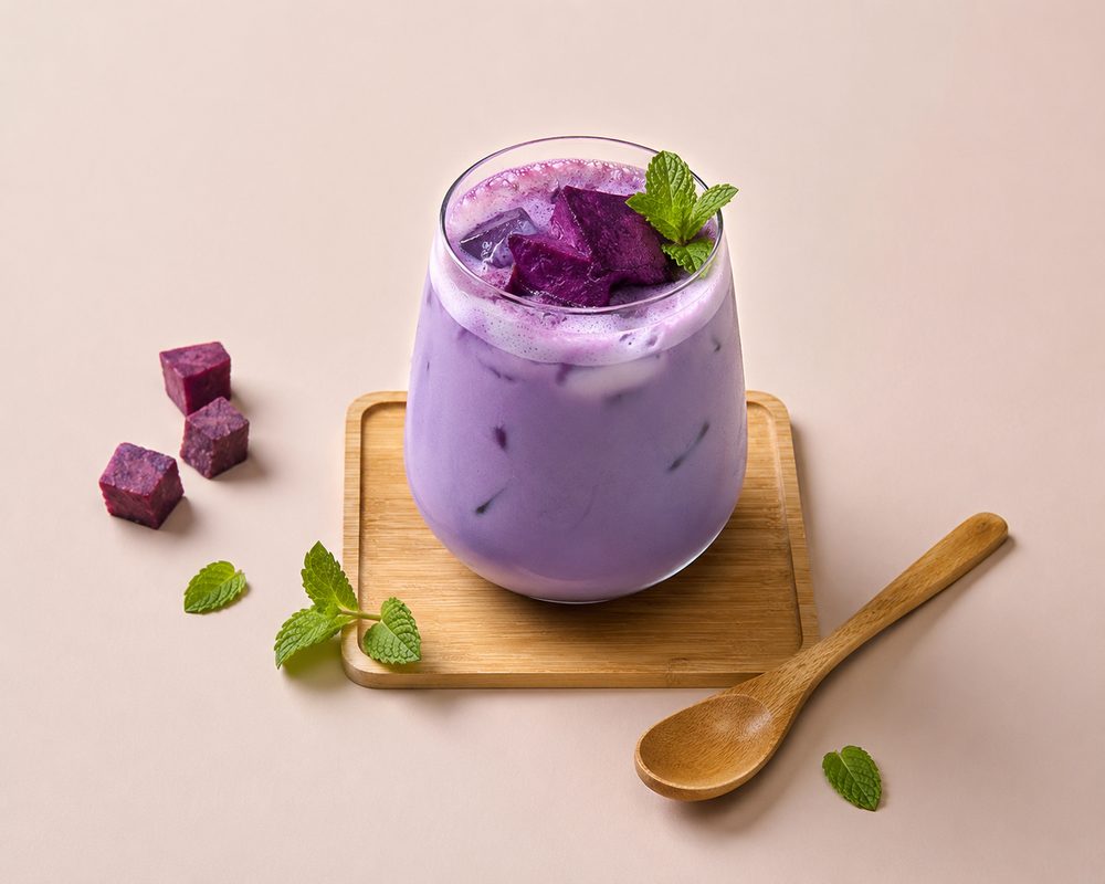 Iced Ube Latte